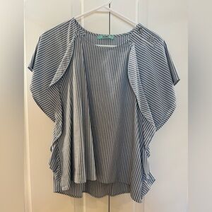 Karlie Blue and White Top Size small